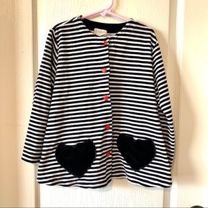 STRAWBERRY FAIRE Striped Long Sleeve Top—SZ. 6X